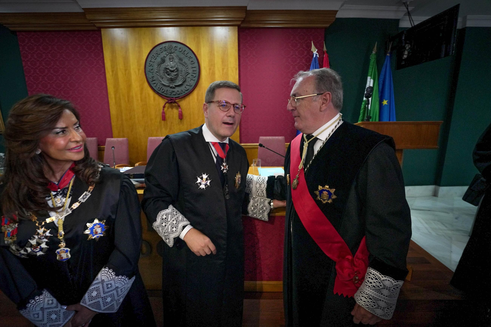 El reconocimiento al decano de los abogados de Jerez, Federico Fernández, en imágenes