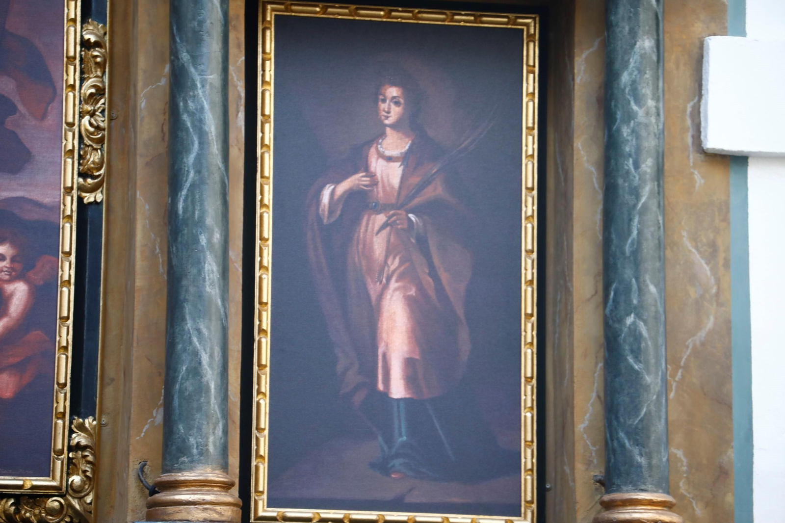 El retablo de San Rafael de la calle Lineros de Córdoba, en imágenes