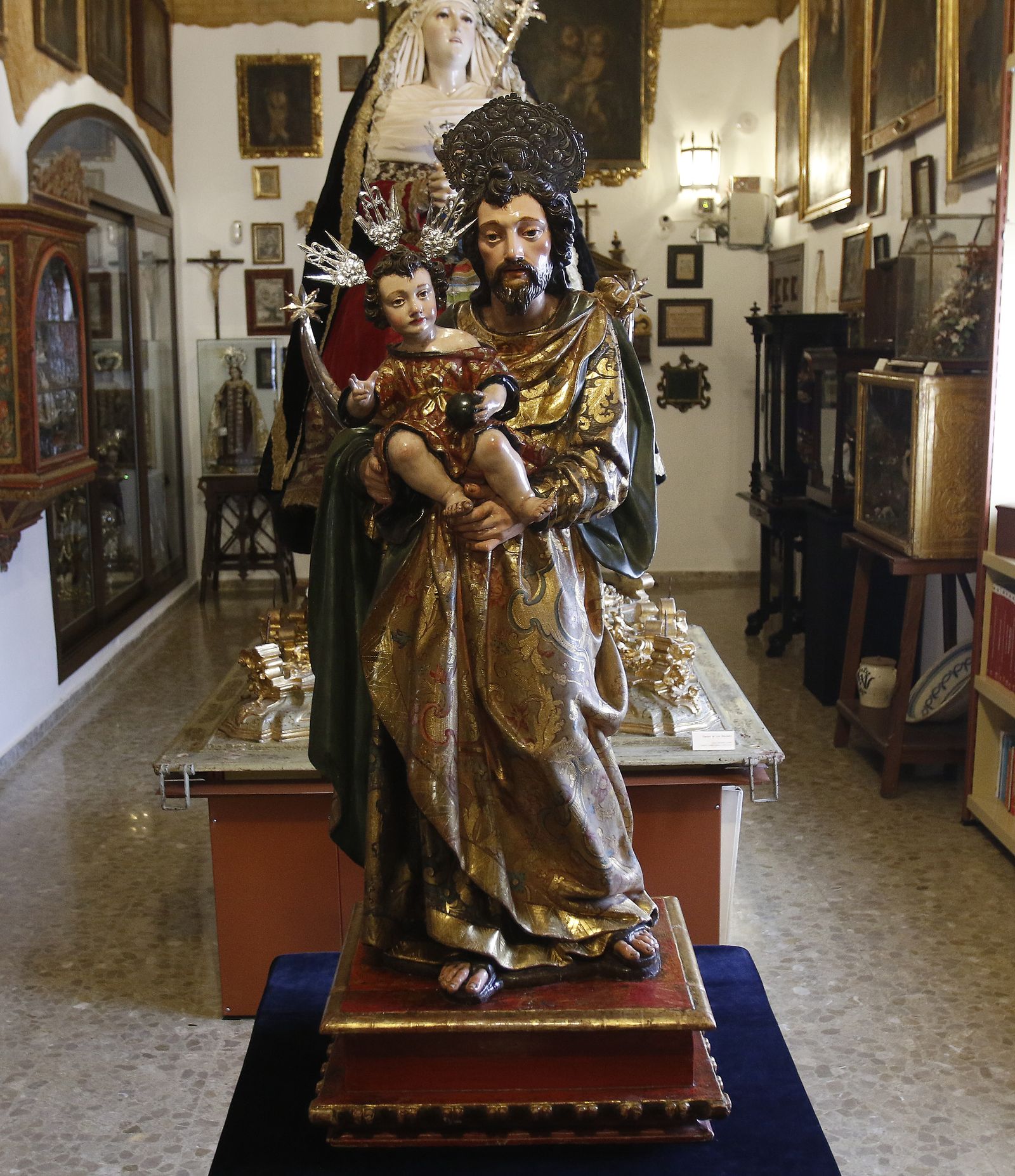 Exposición de San José en el Santo Angel