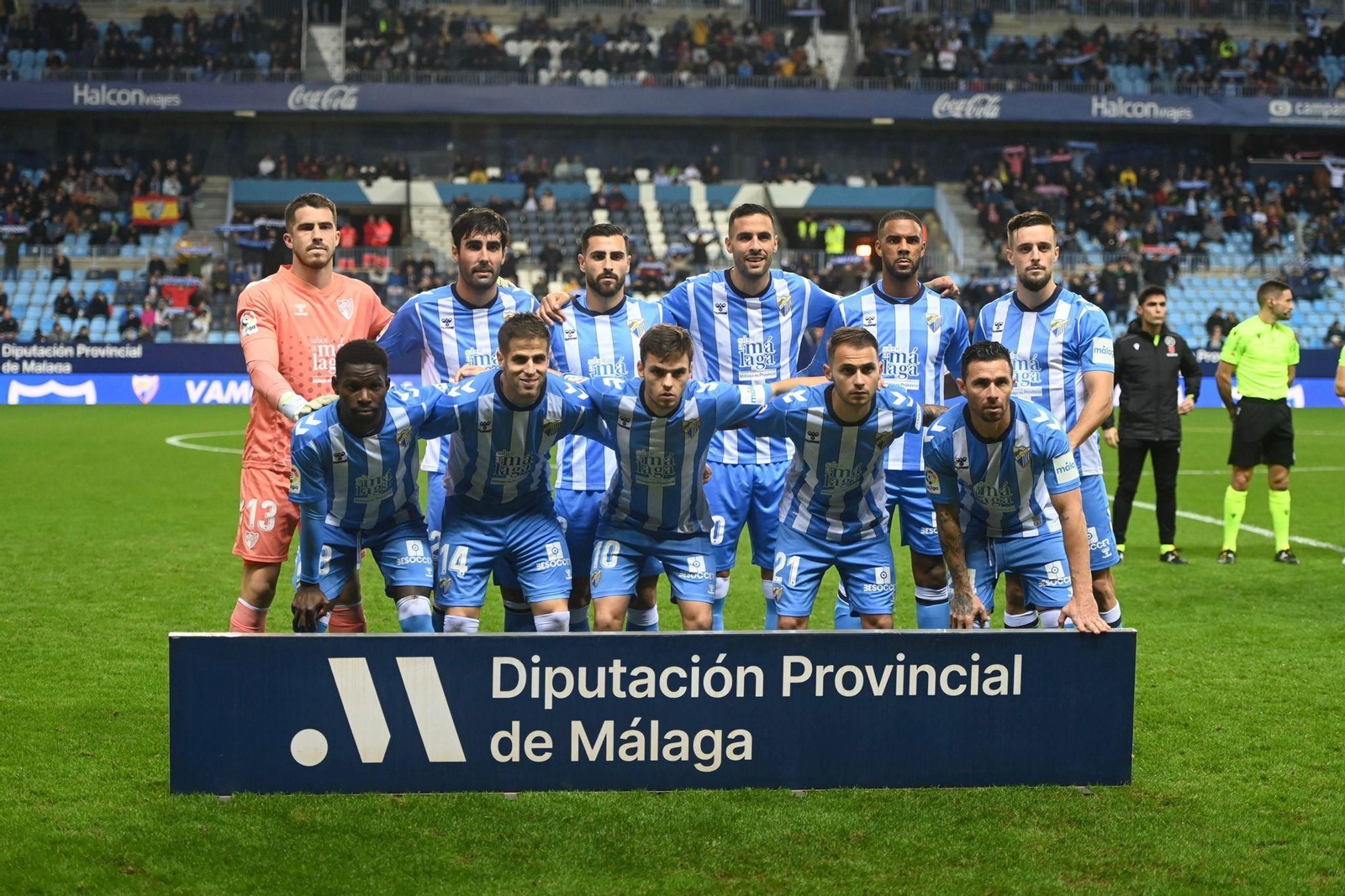 El Málaga CF - Granada CF, en fotos