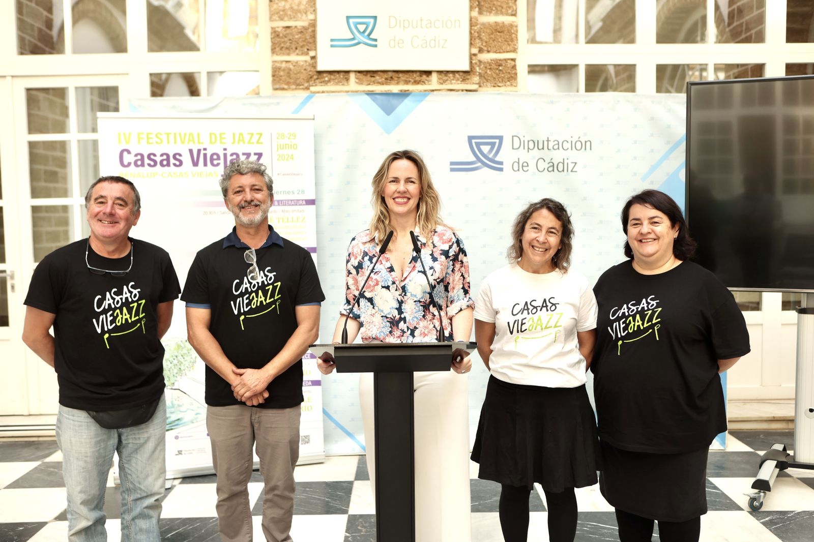 Presentación de la programación de Casas Viejazz en la Diputación.