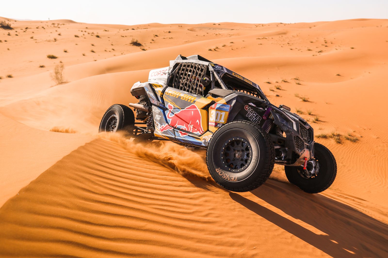 Las espectaculares imágenes del Dakar por las dunas