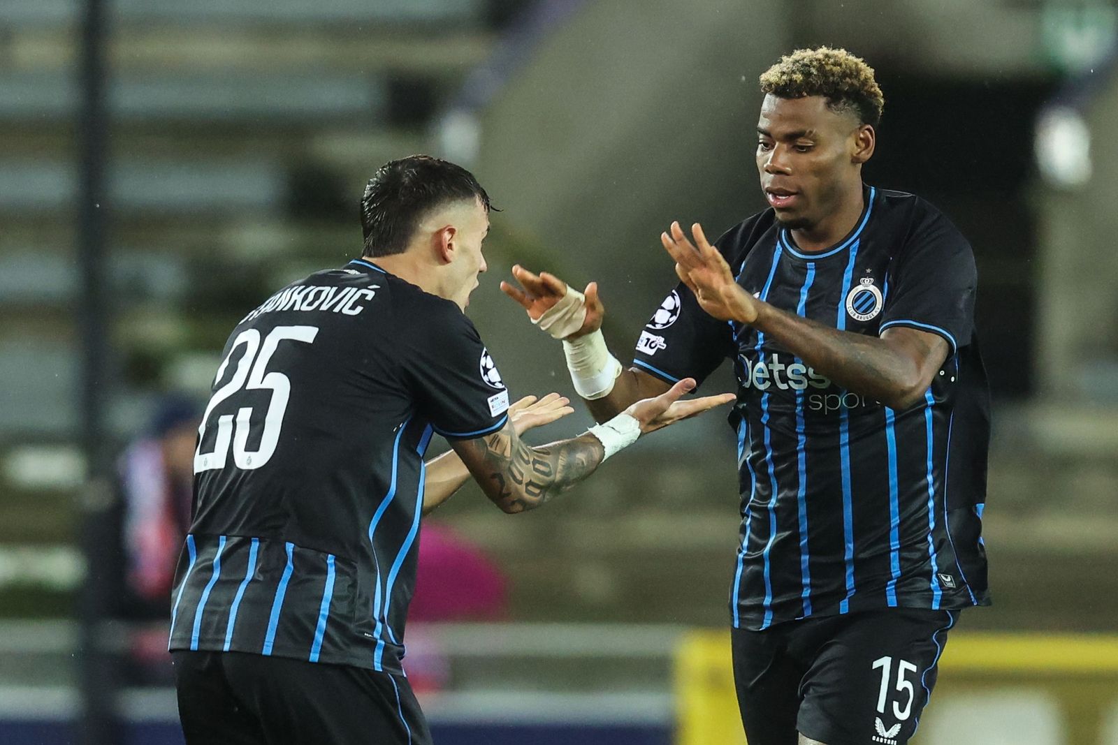 Las fotos del Brujas-Atlético de Madrid