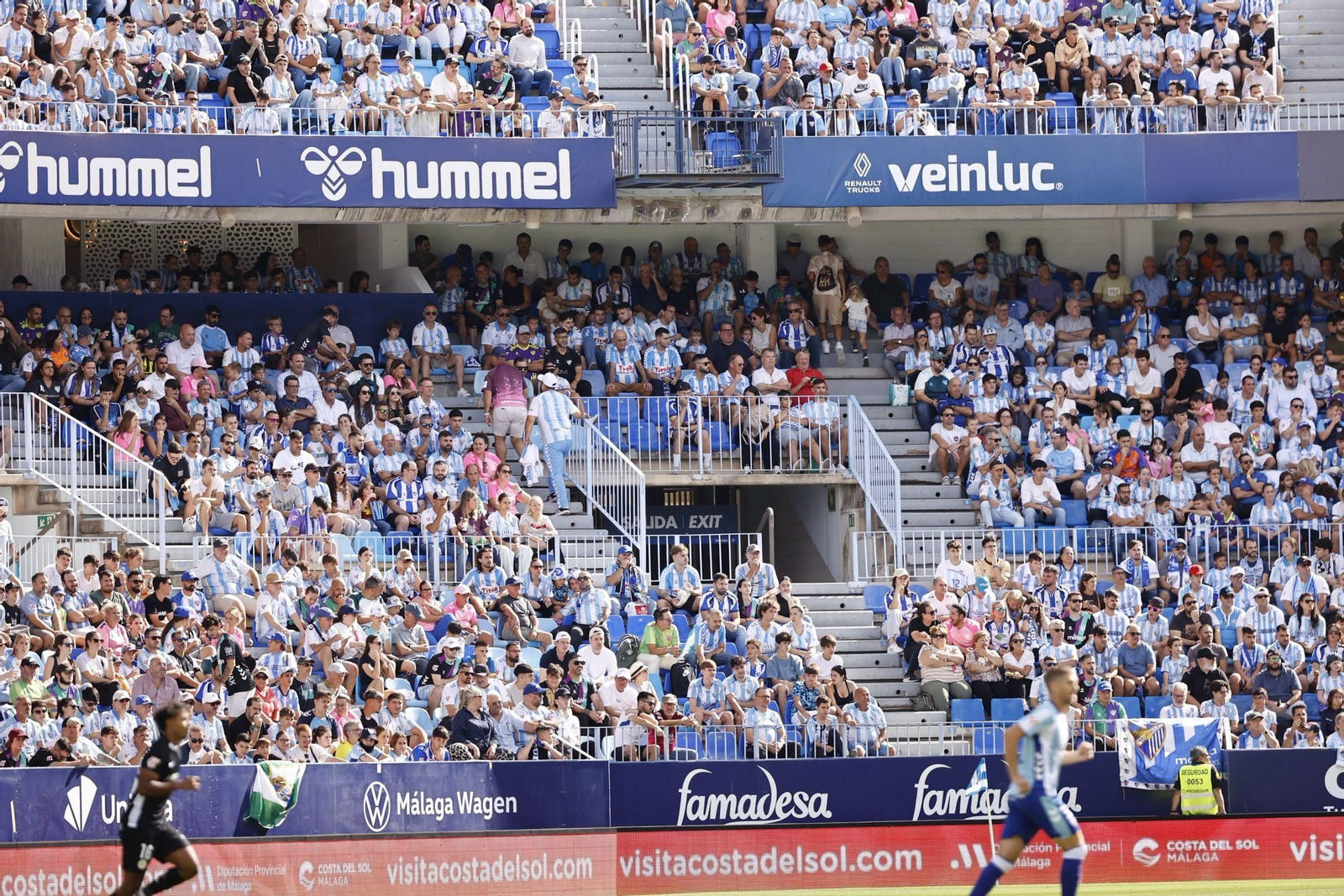 Búscate en las gradas de La Rosaleda durante el Málaga-Andorra