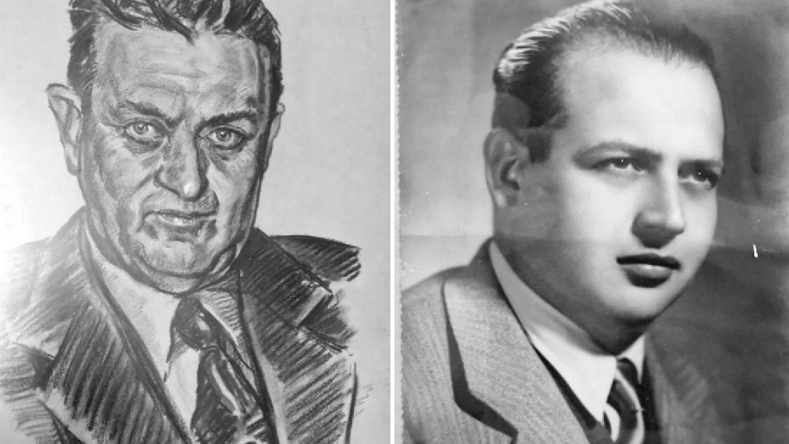 Retratos de José González Granados y Juan González Sillero.