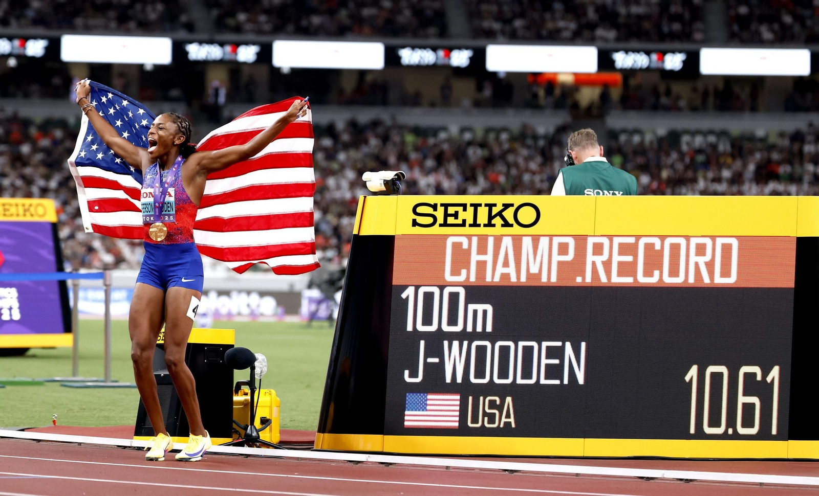 Las mejores imágenes del triunfo de Seville en 100 metros y del resto del Mundial de atletismo