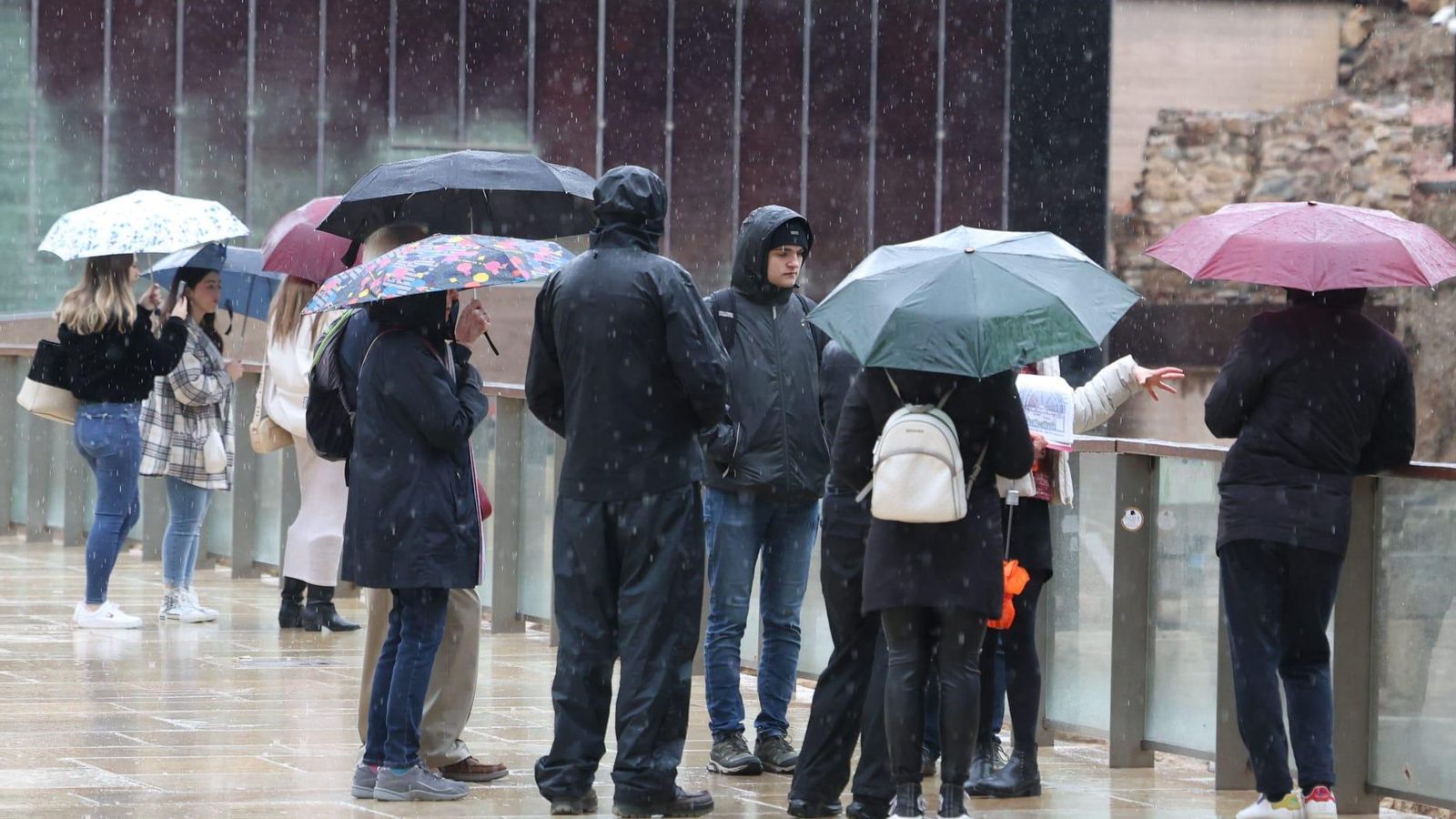 Lluvias y tormentas en Málaga en la jornada de aviso naranja, en imágenes