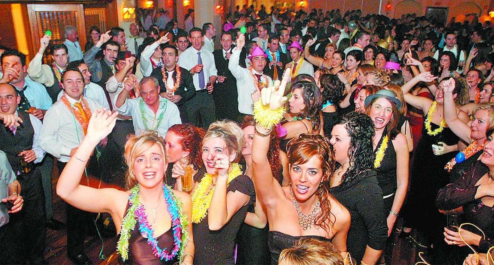 Un cotillón de fin de año, en una imagen de archivo.