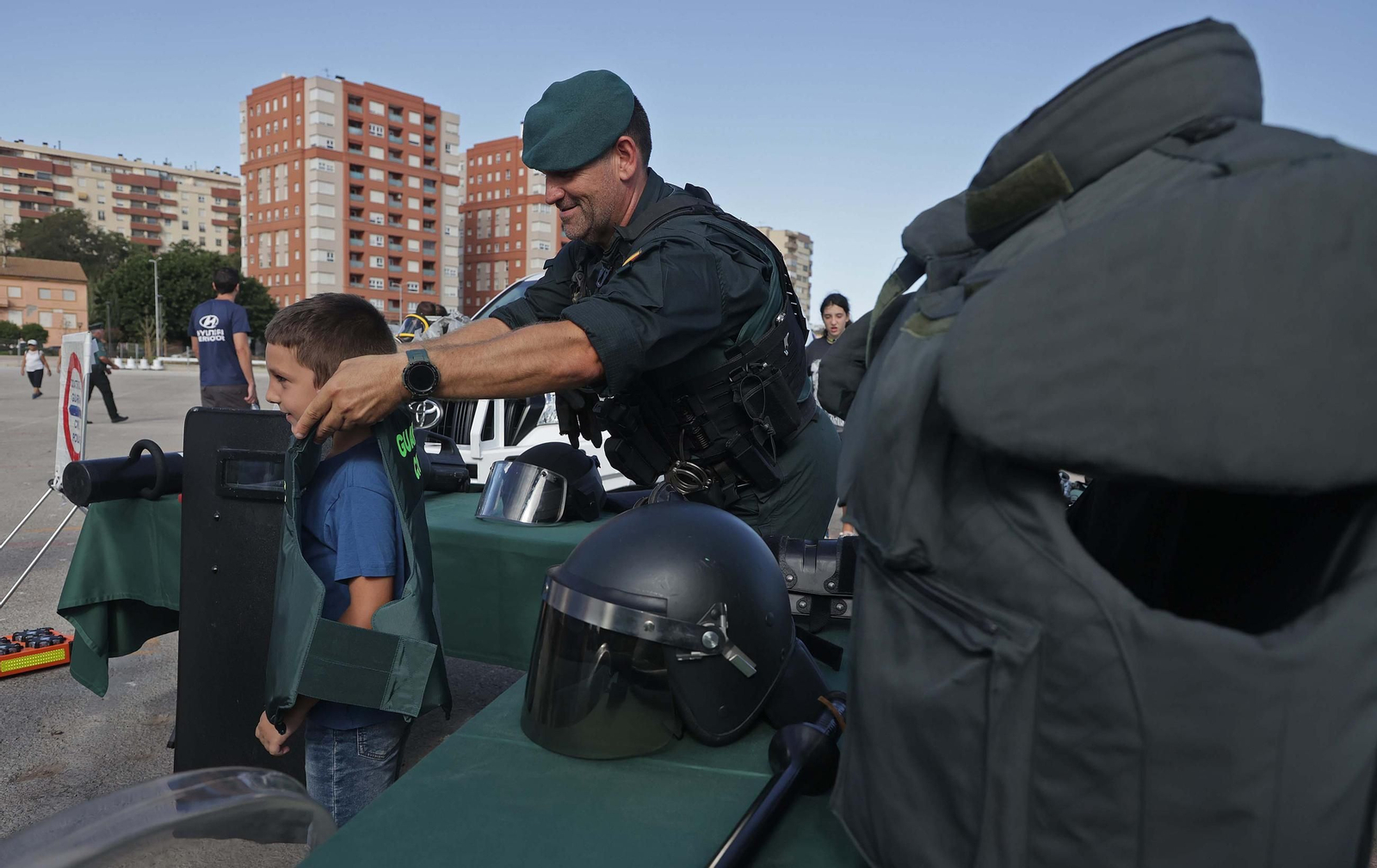 Fotos de la exposición de medios de la Guardia Civil en Algeciras
