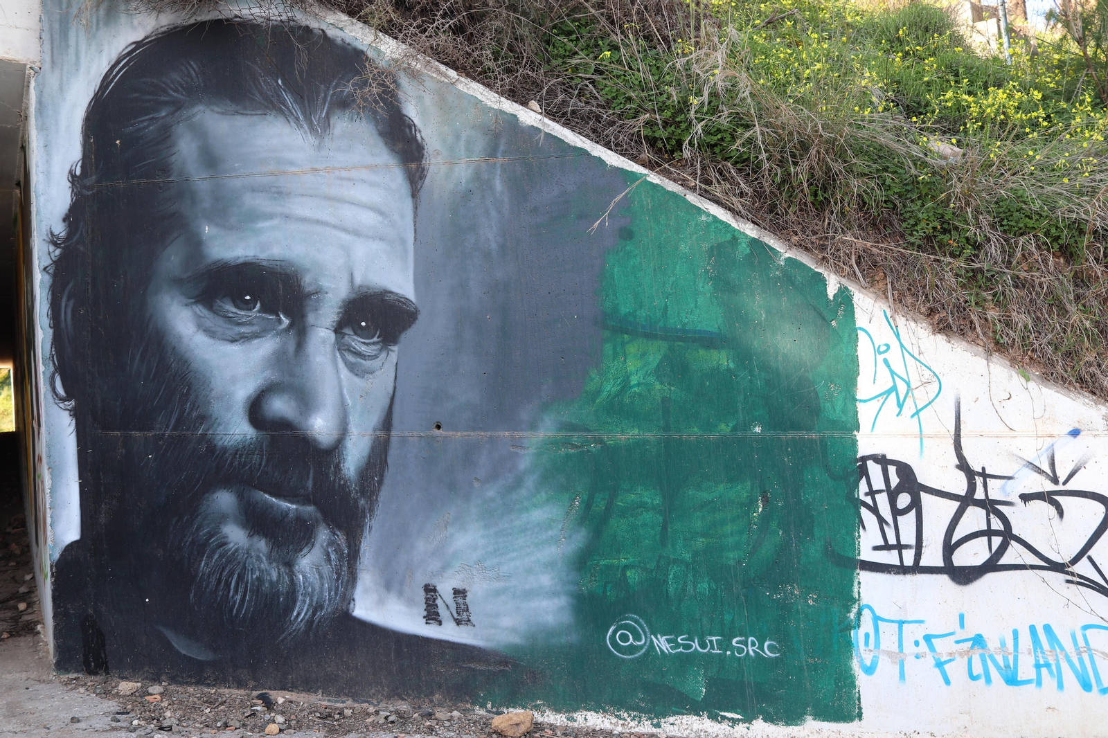 Así es la galería de arte urbano bajo la autovia de Benalmádena Así es la galería de arte urbano bajo la autovia de Benalmádena