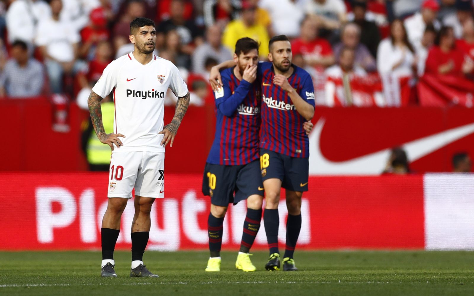 El Sevilla-Barcelona, en imágenees