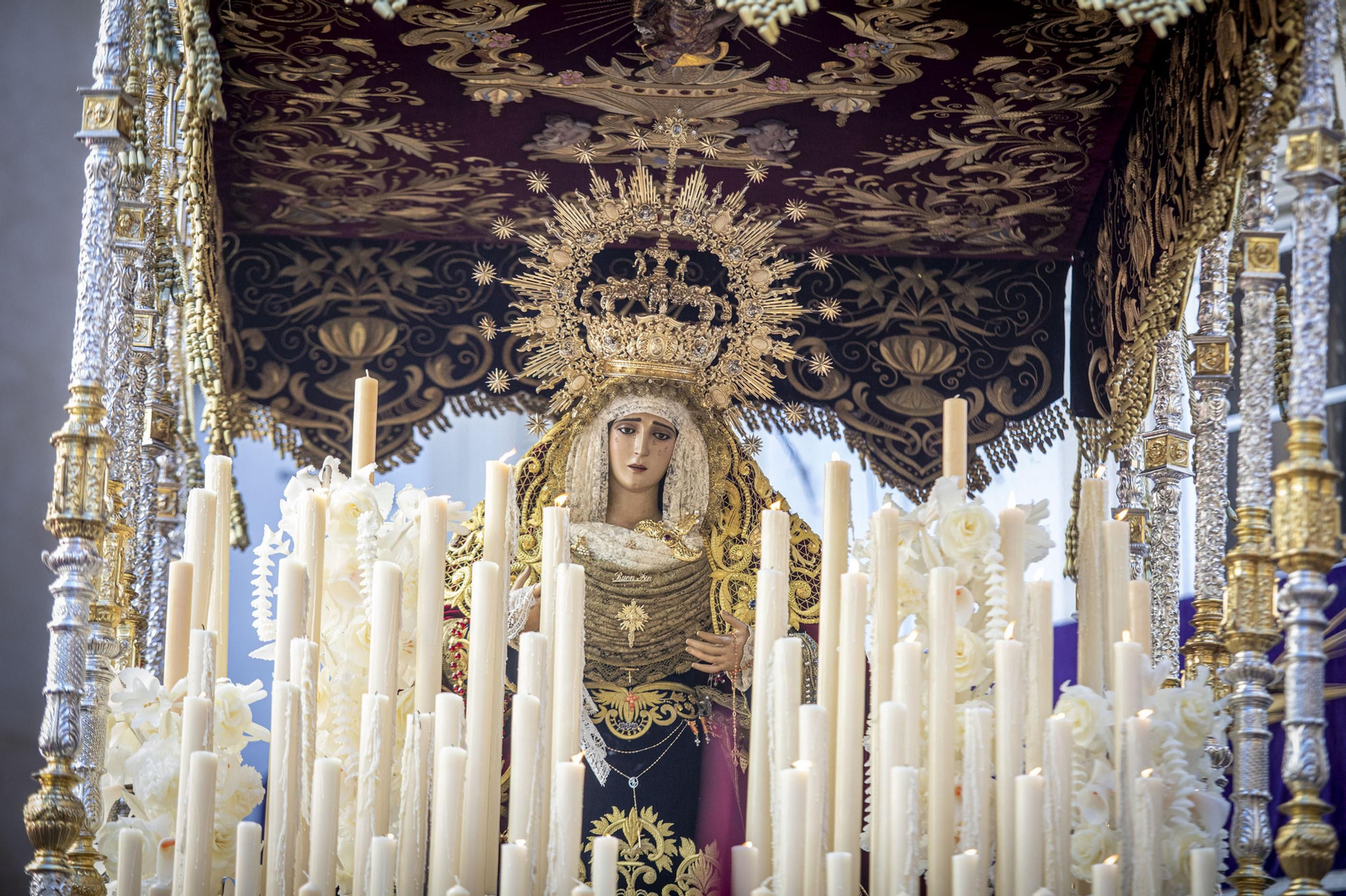 Las imágenes de la cofradía de Sentencia en la Semana Santa de Cádiz 2022