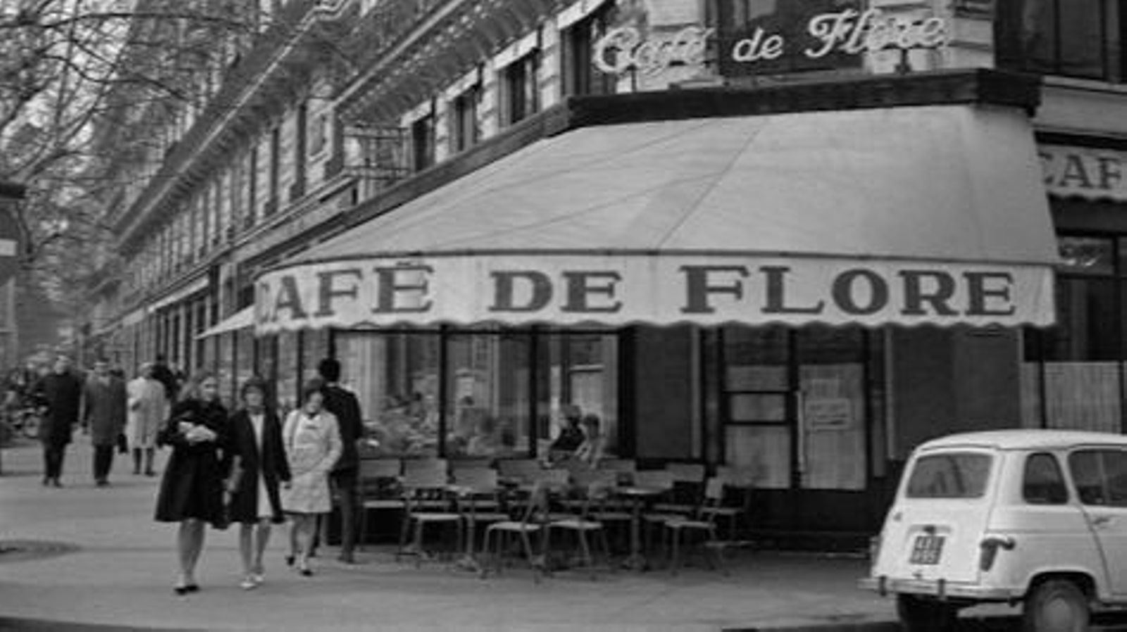 Café de Flore en París.