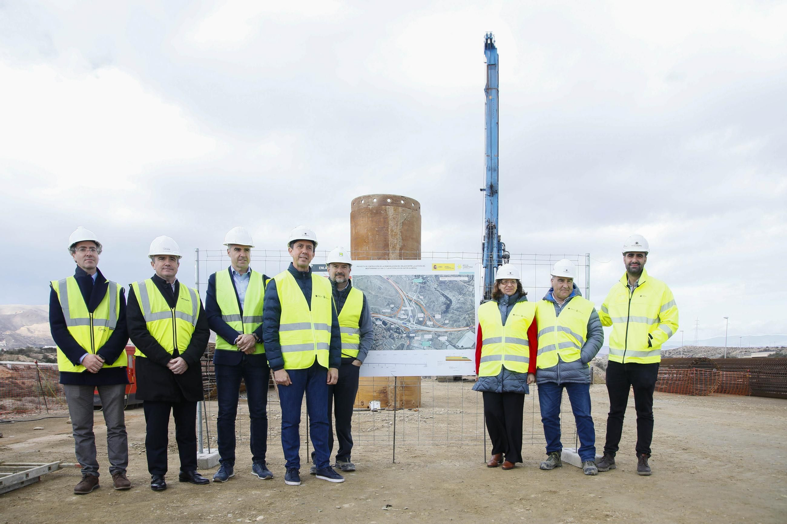 Remodelación del enlace de las autovías A-7 y A-92, en imágenes