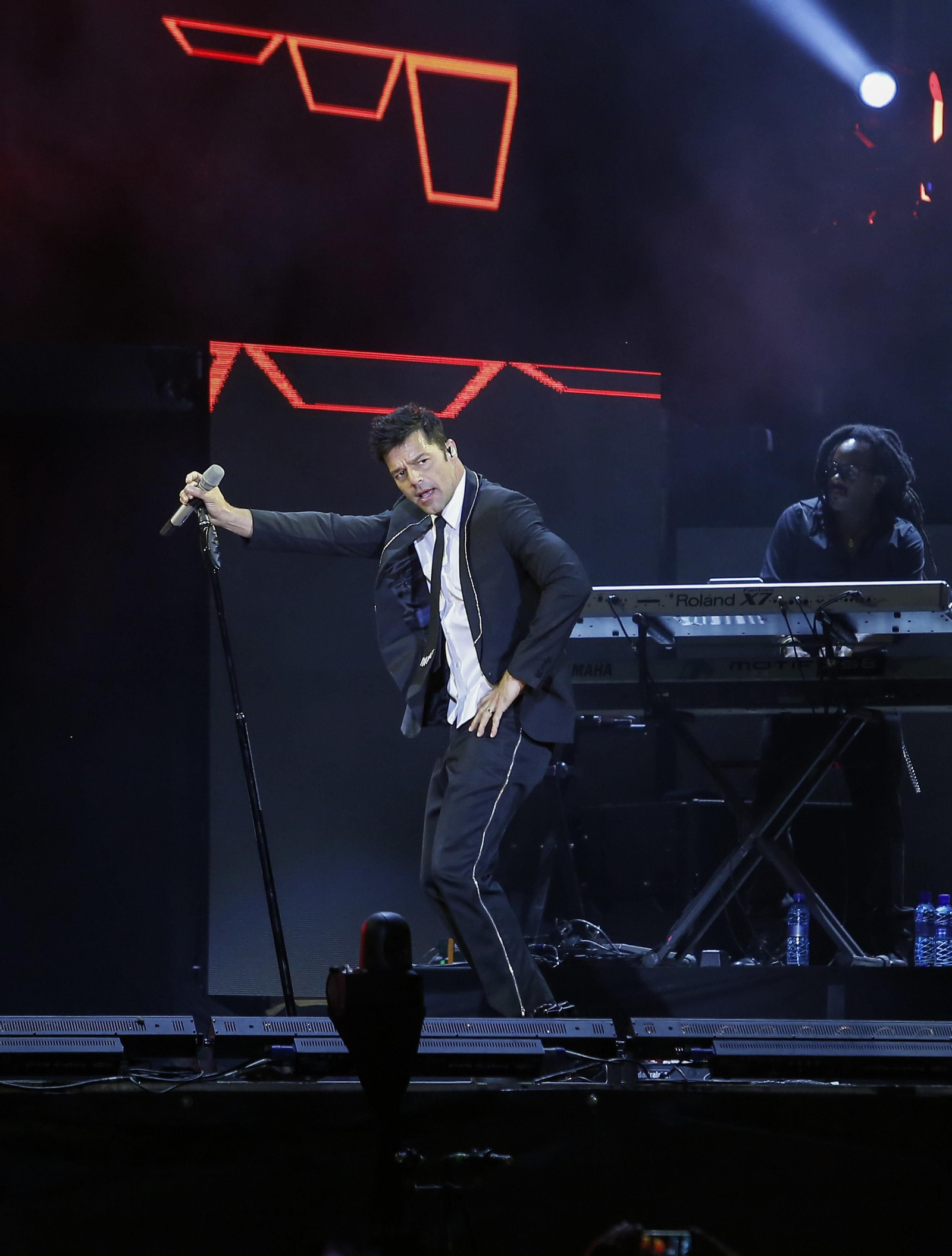 Las imágenes del concierto de Ricky Martin