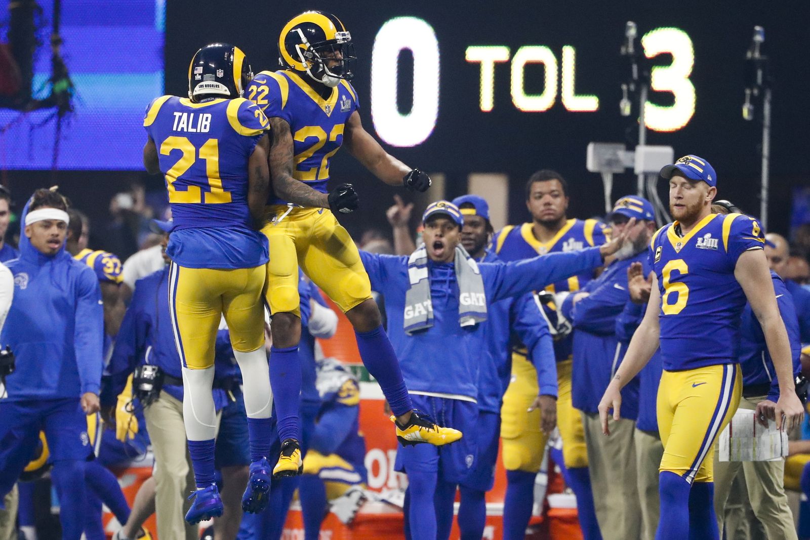 Las imágenes de la final de la Super Bowl