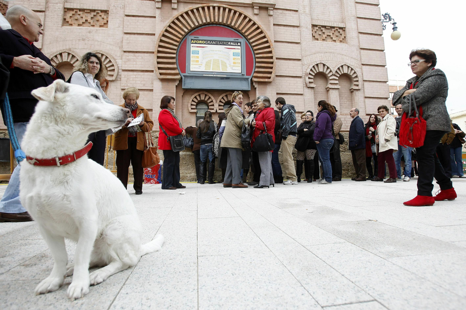 Venta de entradas en las taquillas del Falla para la temporada 2011.