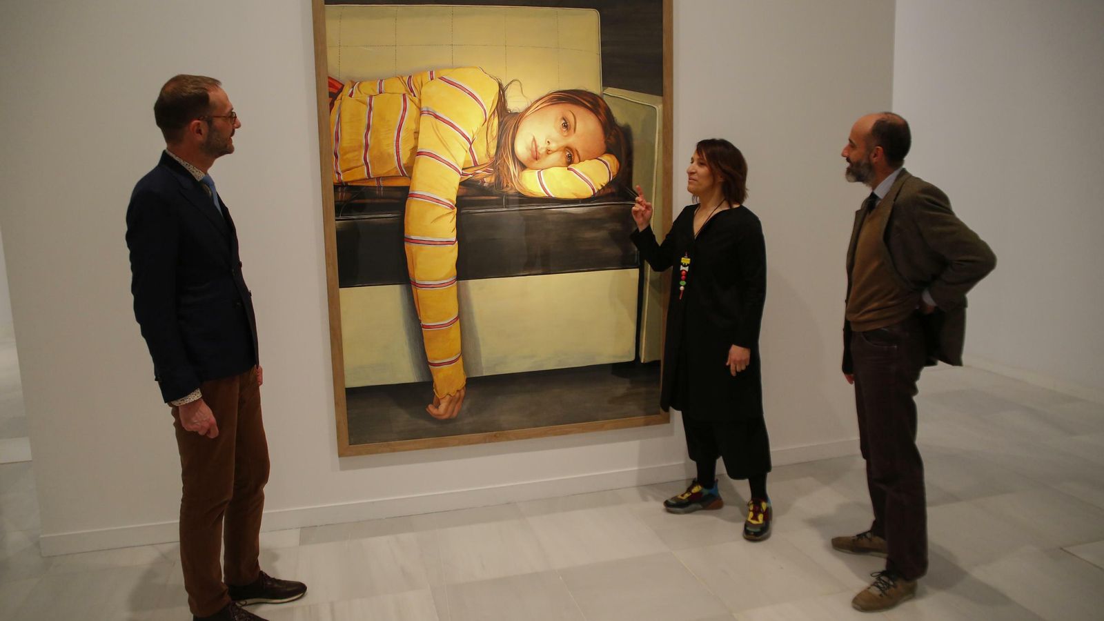 Observan unas de las piezas más recientes de la jienense.