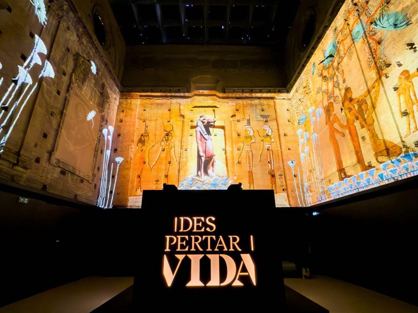 Fragmento del vídeo inmersivo que se ha estrenado este sábado en la Sala Orive.