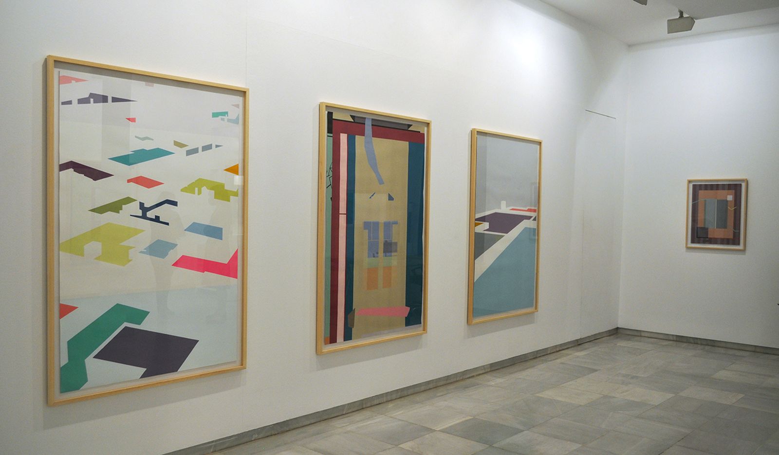 Algunas de las obras que forman parte de la exposición.