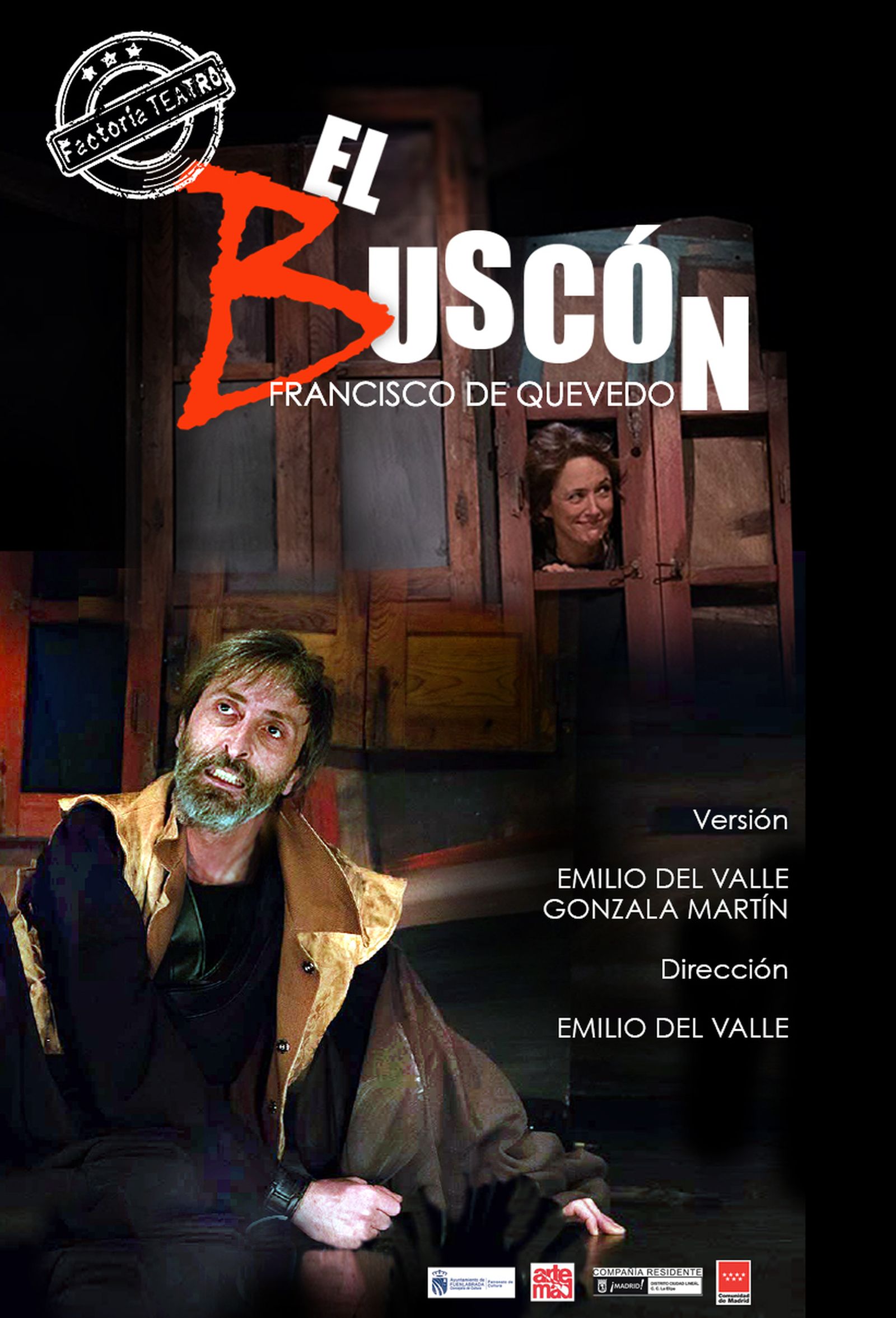Cartel de ‘El Buscón’ en la Sala Paúl.