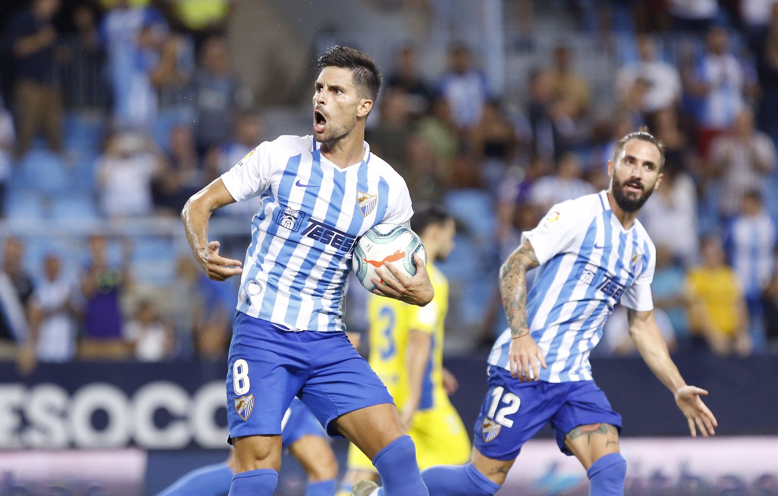 El Málaga CF-Las Palmas, en fotos