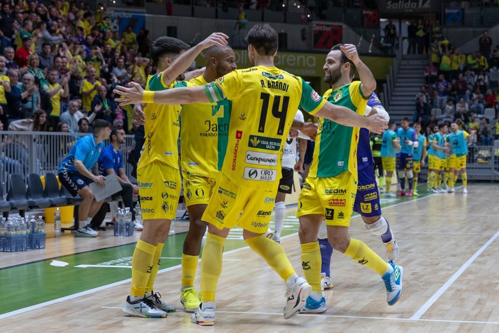 Jaén Paraíso Interior FS contra  ATP Ilum. Ribera Navarra FS