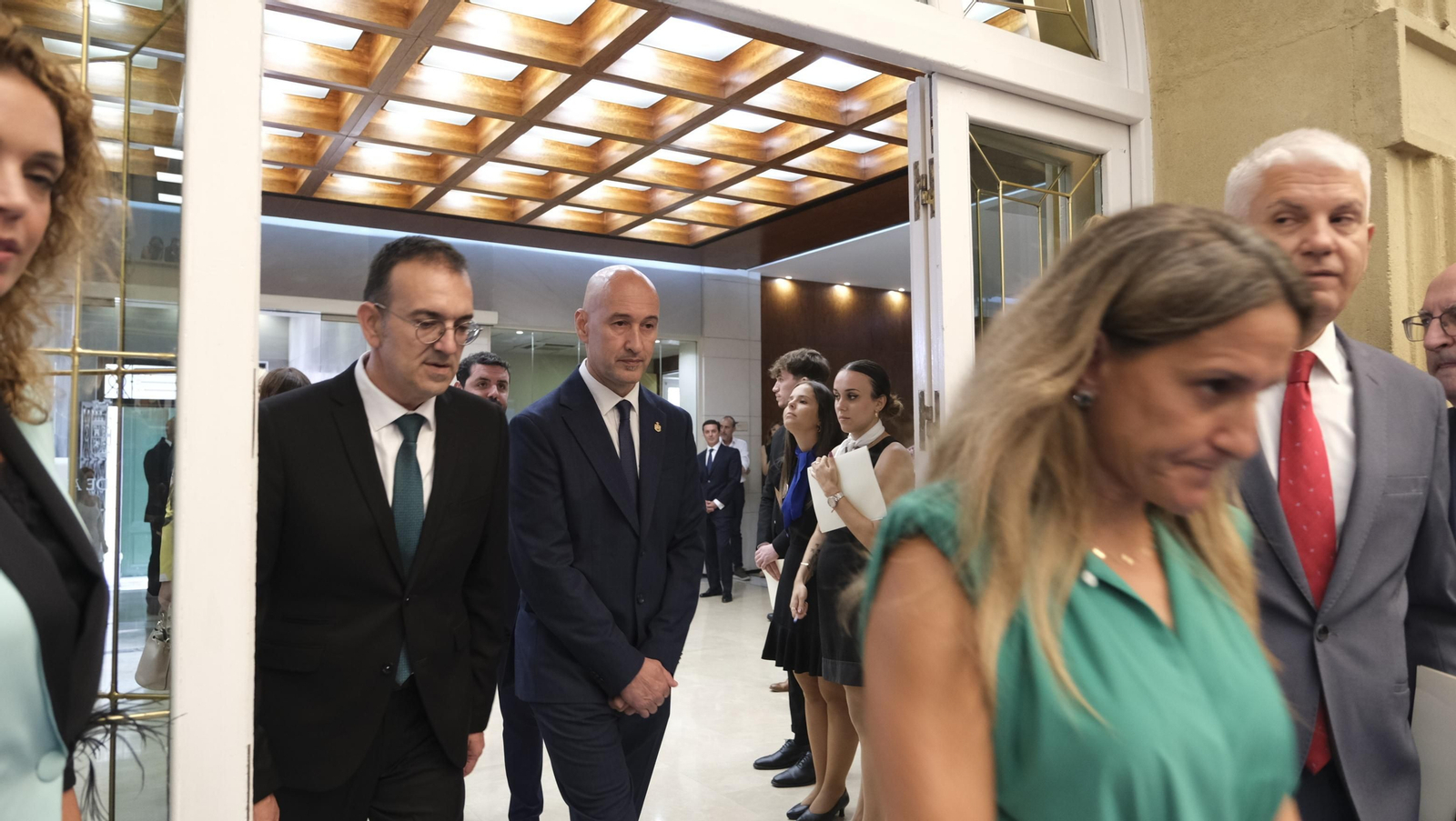 Imágenes del acto de constitución de la Diputación de Almería