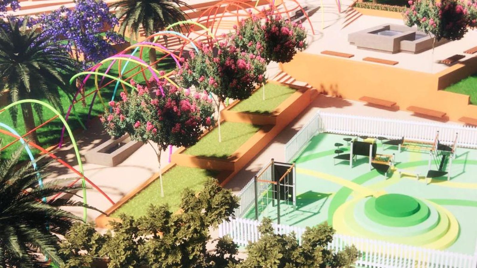 Recreación de una de las zonas del nuevo parque en Alcalá de Guadaíra.