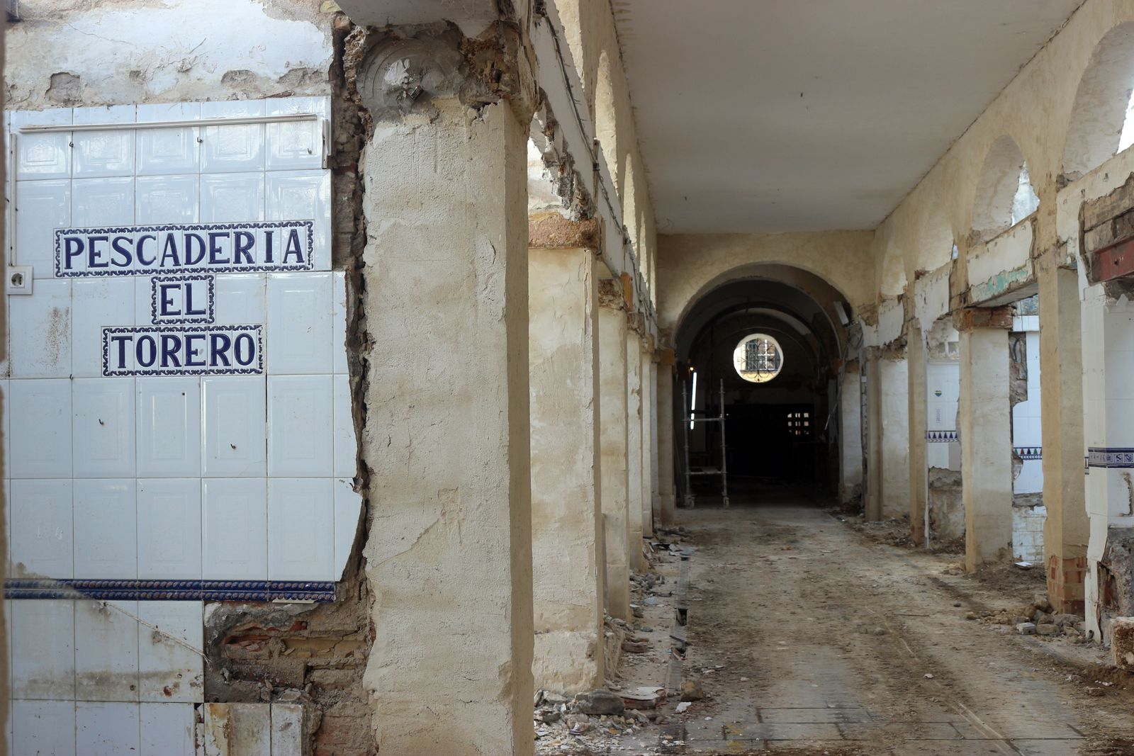 Las obras del Mercado de Abastos de Puerto Real