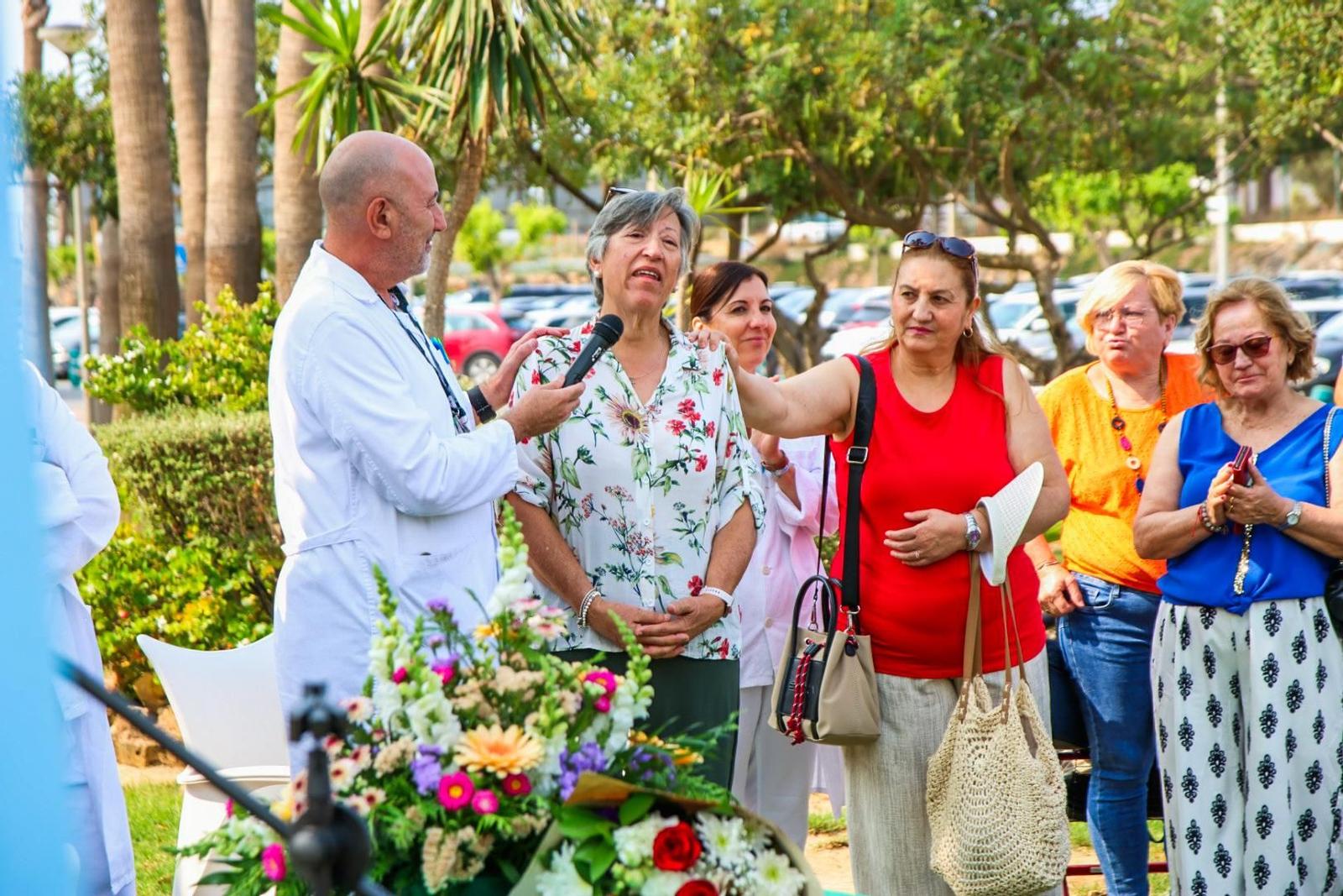Imágenes del homenaje a los donantes de órganos y tejidos en el Hospital de Poniente