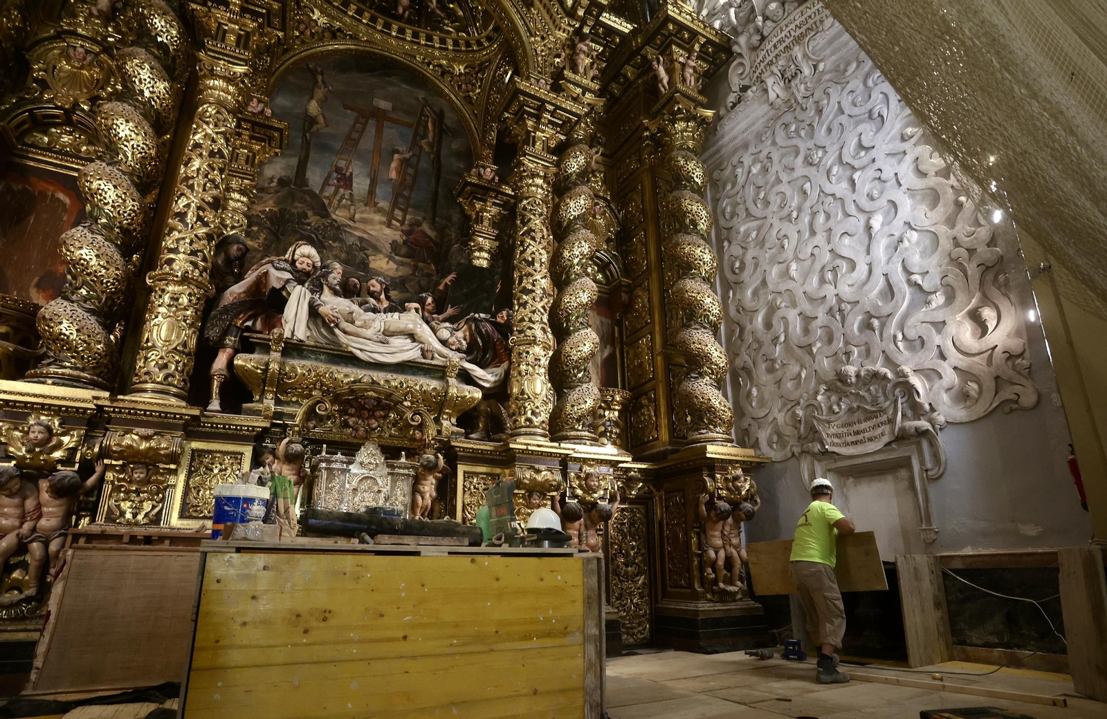 Obras en la Iglesia de La Caridad