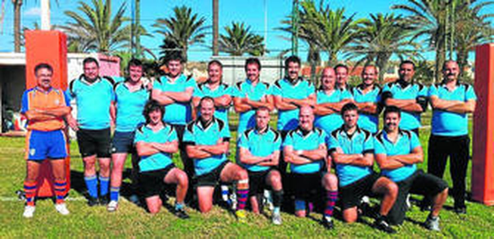 Imagen de los jugadores de El Ejido Rugby Club.