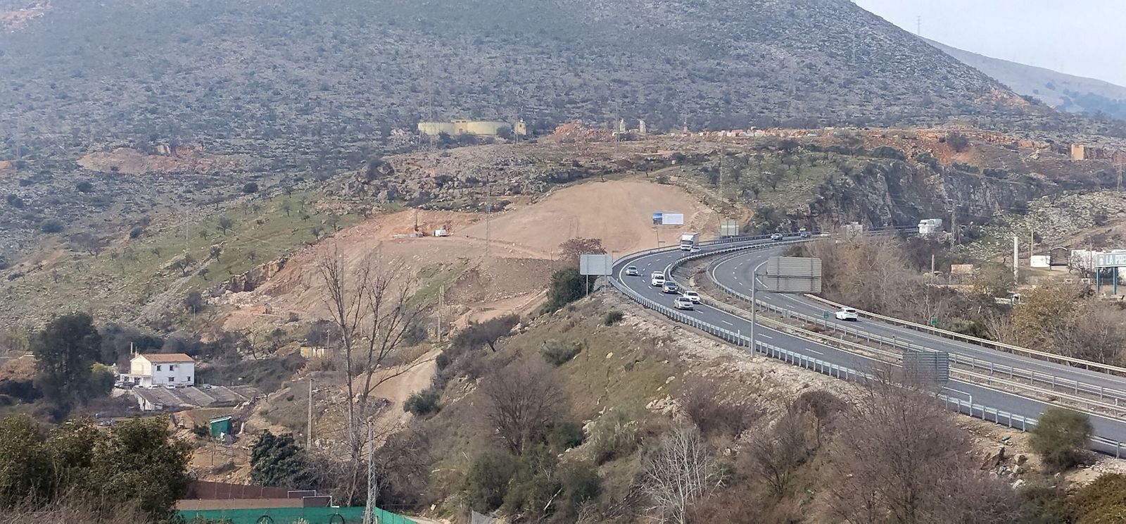 Obras en la Variante de Loja en el tramo A-92