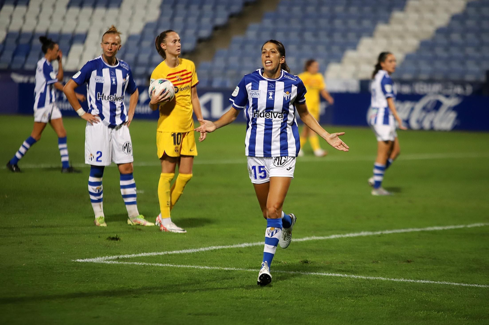 Imágenes del Sporting de Huelva-FC Barcelona