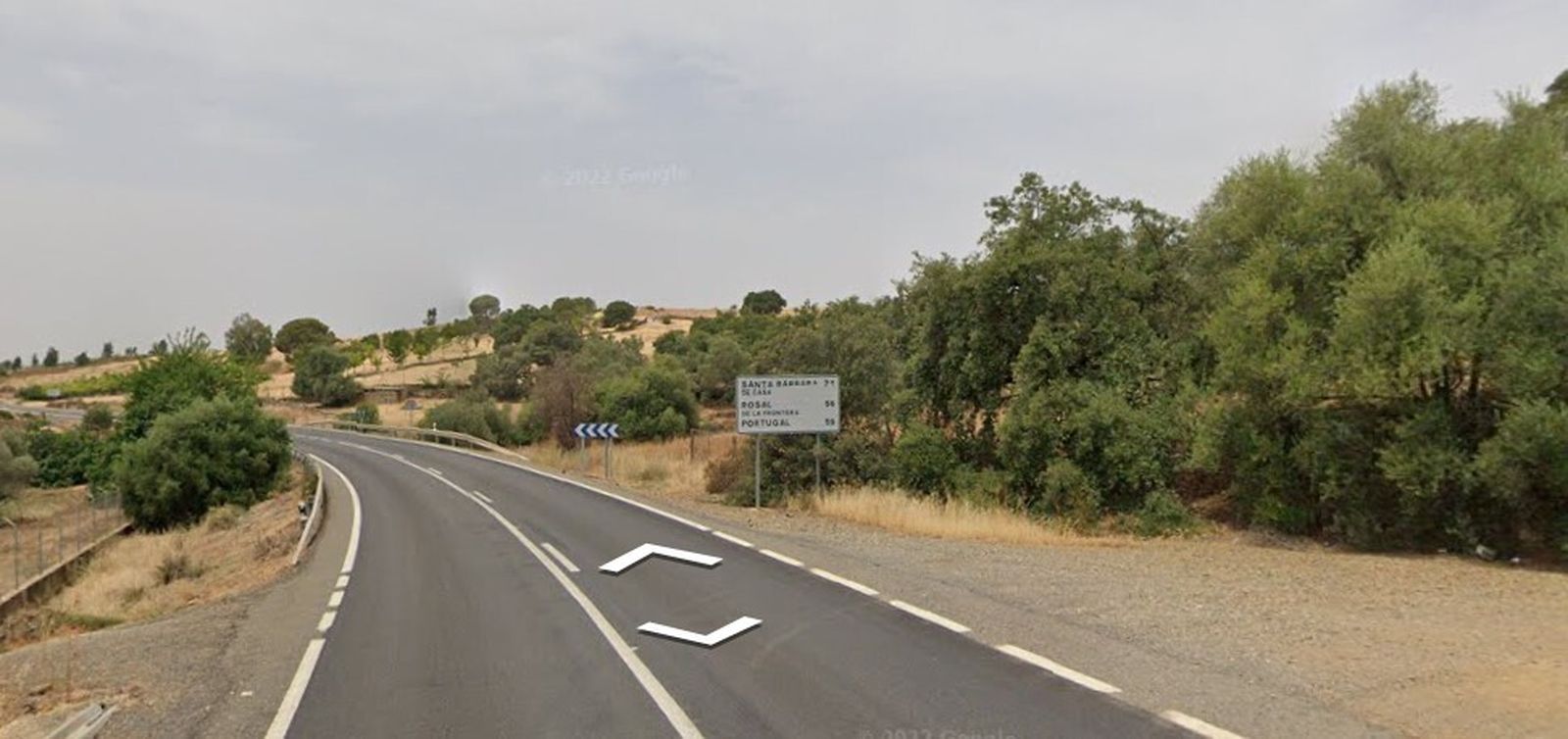 Zona en la que se ha producido el accidente.