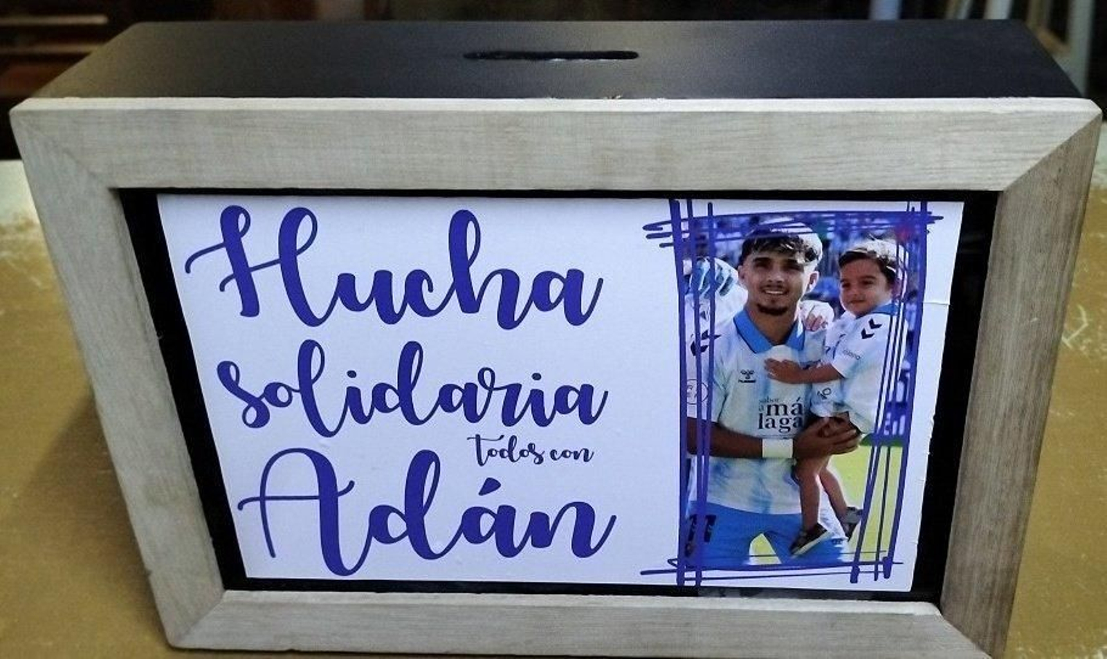 Carnaval y Málaga CF, unidos por el pequeño Adán Carnaval y Málaga CF, unidos por el pequeño Adán