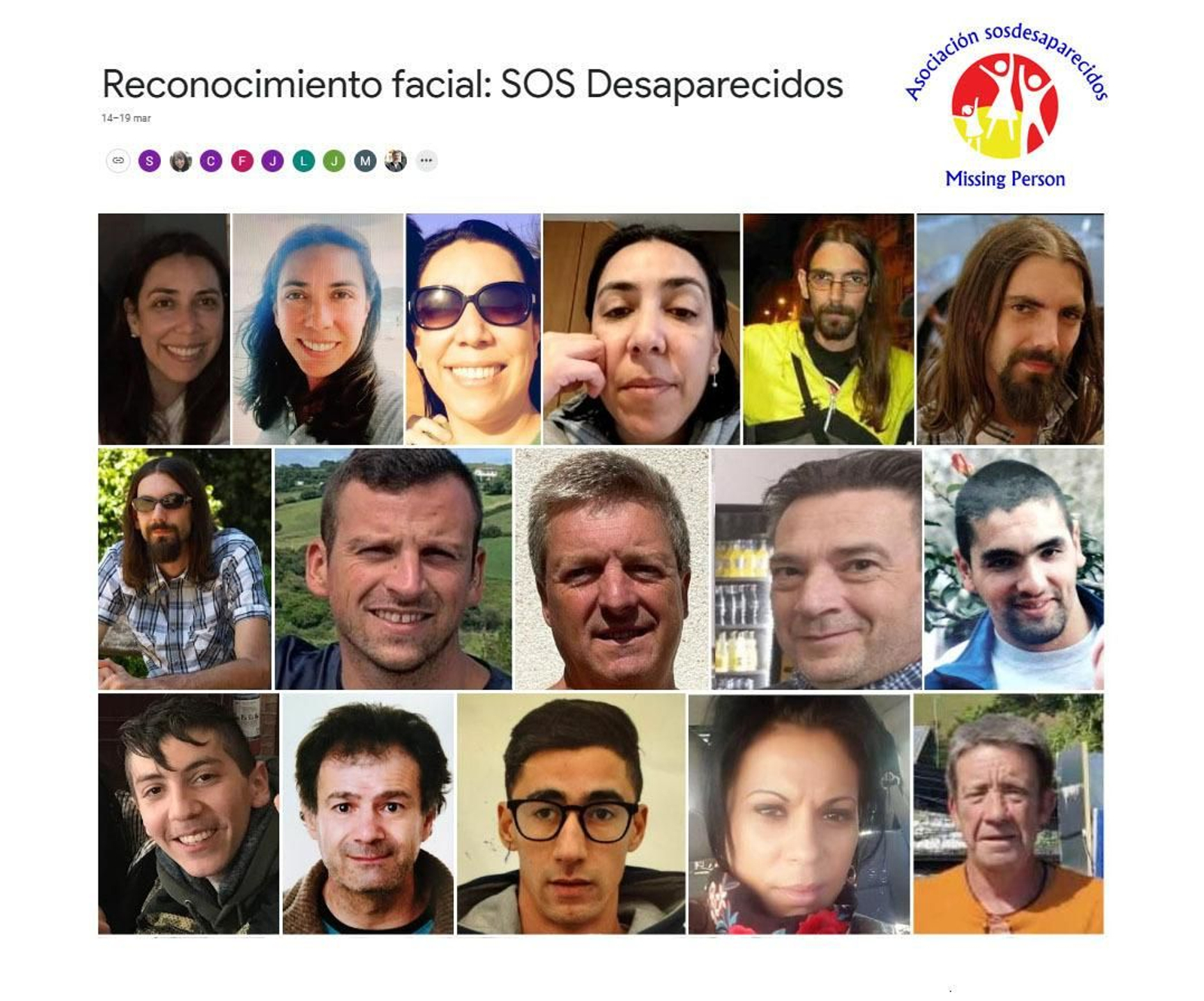 Búsqueda de desaparecidos a través del reconocimiento facial