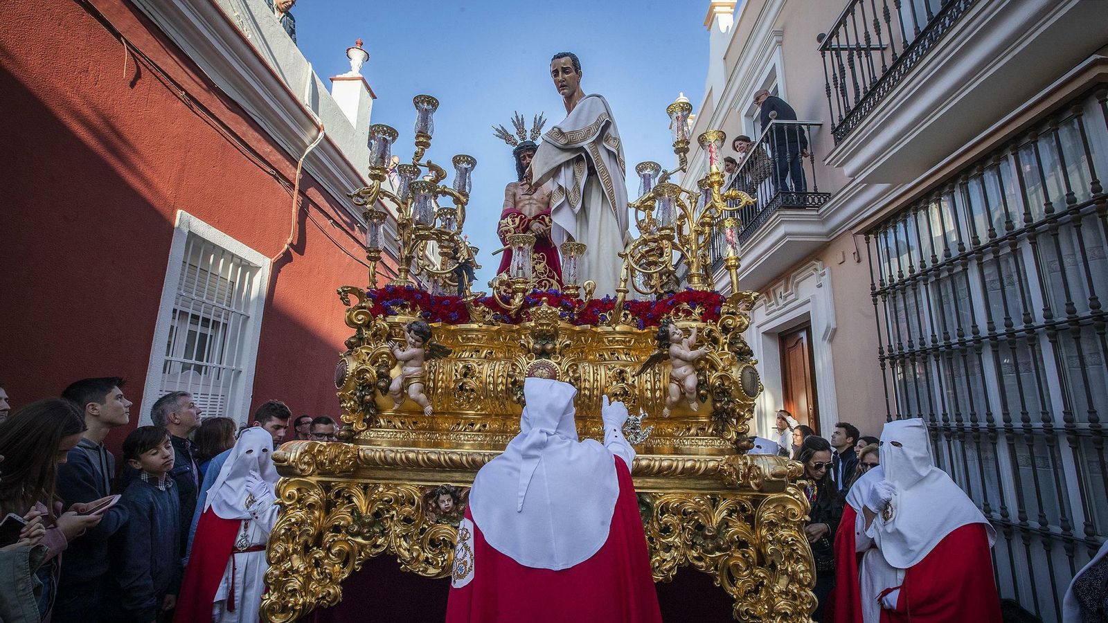 El paso de misterio del Ecce Homo, el último Lunes Santo con procesiones.