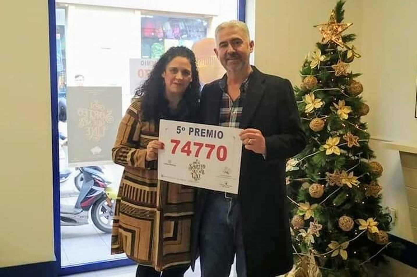 Premio en la administración de Sanlúcar, con el 74.770.