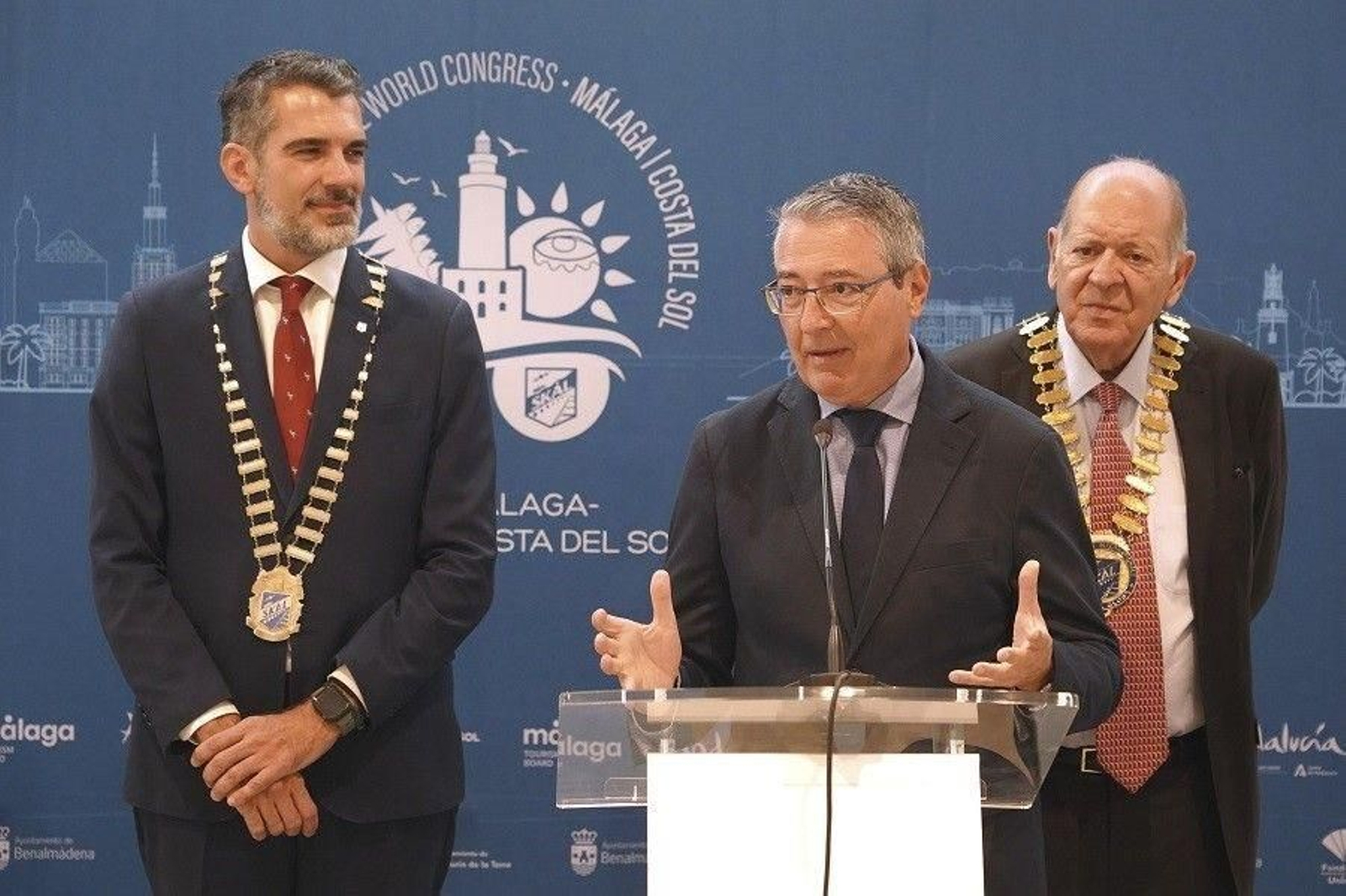Francisco Salado, en la inauguración del congreso de Skal  Internacional, en Málaga