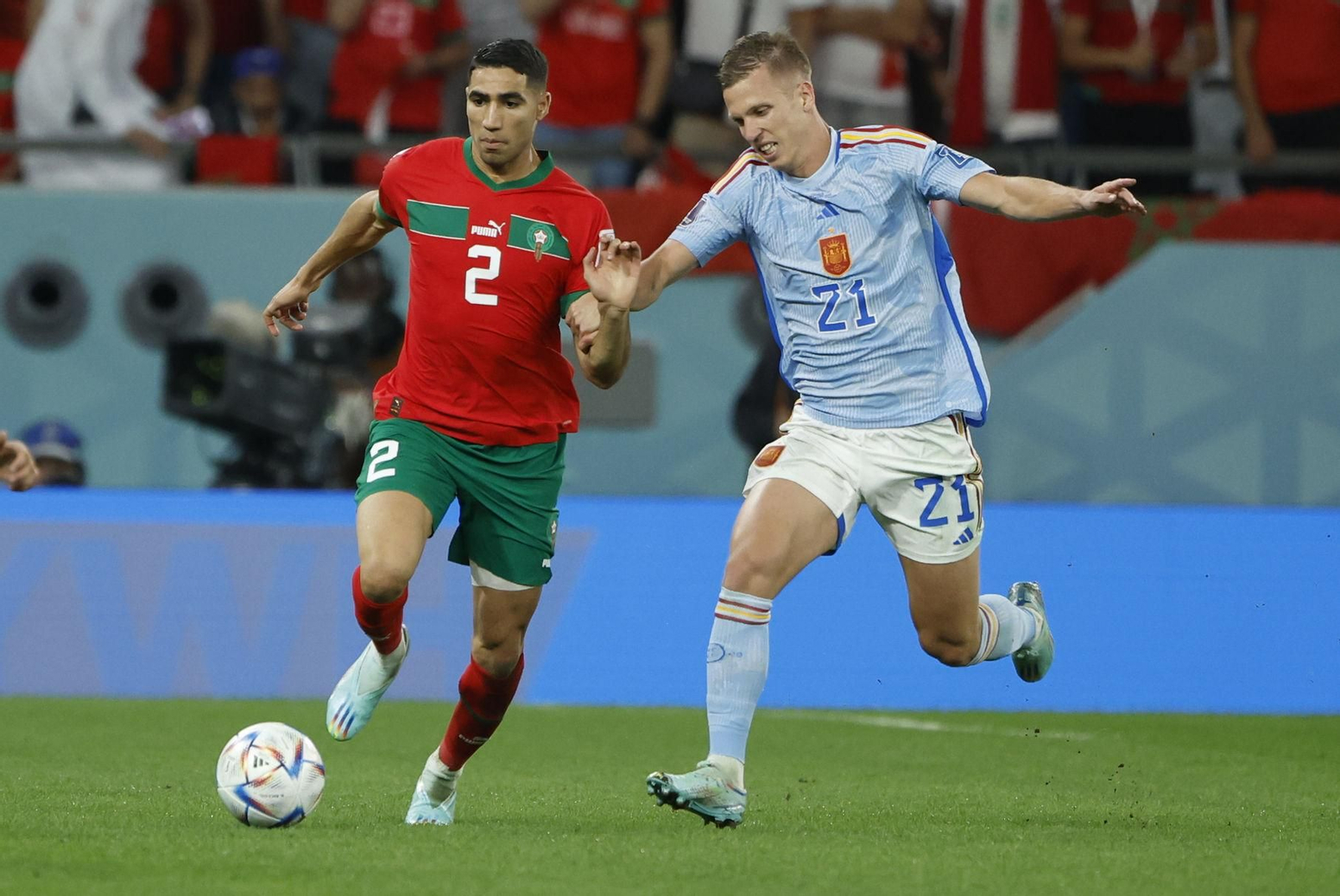 Fotos del Marruecos-España en octavos del Mundial de Qatar