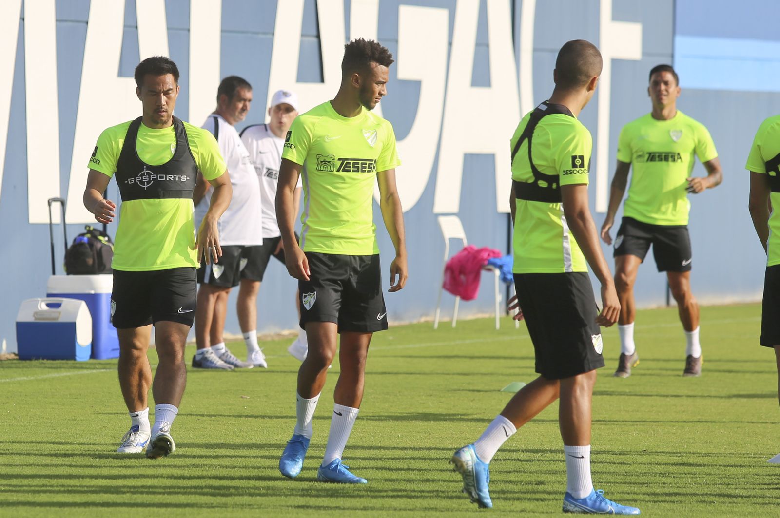 Las fotos del entrenamiento del Málaga en el Anexo de La Rosaleda