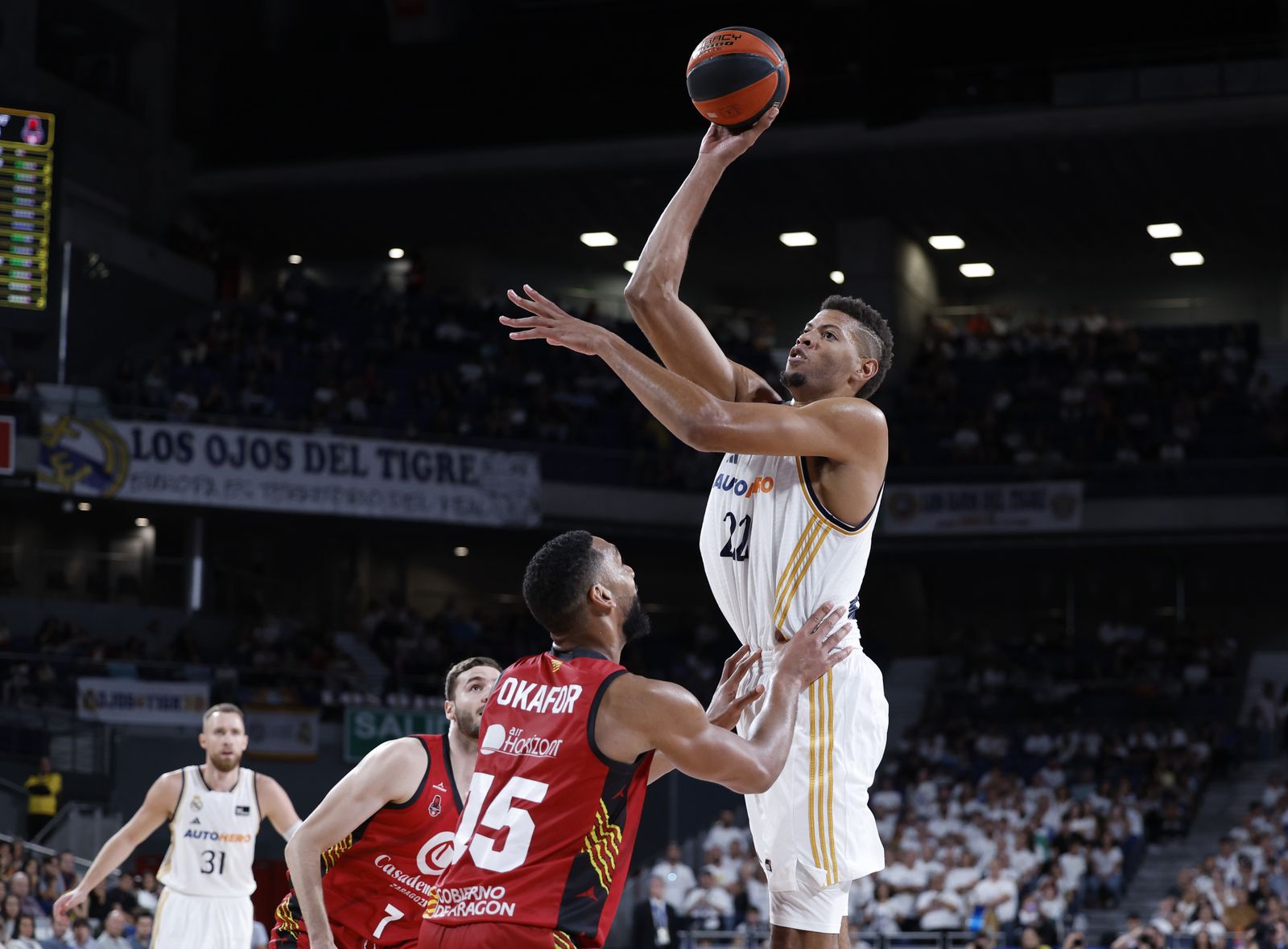 Casademont Zaragoza perdió ante el Real Madrid