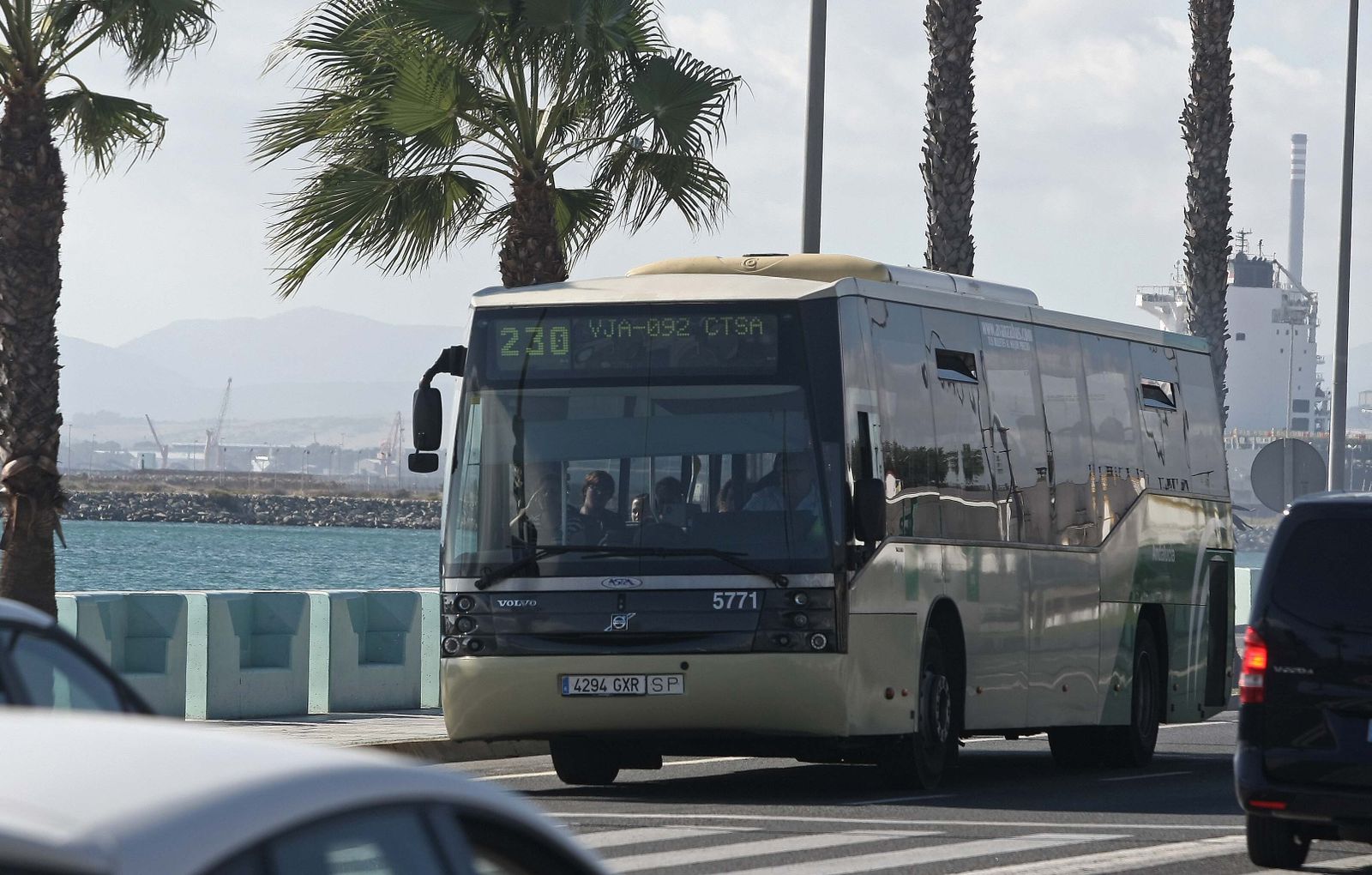 Un autobús del Consorcio de Transportes del Campo de Gibraltar.