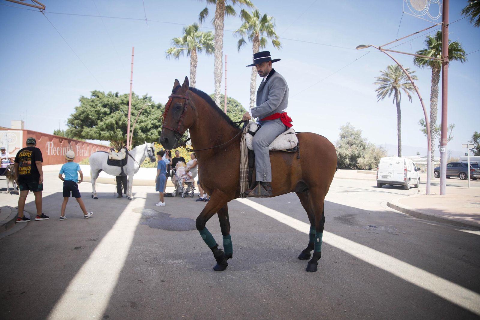 Las imágenes del paseo de Caballos y Carruajes, en el recinto ferial