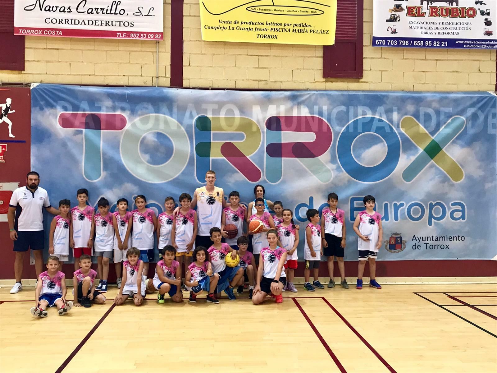 Alberto Díaz y Gema García, en el Campus de Torrox.