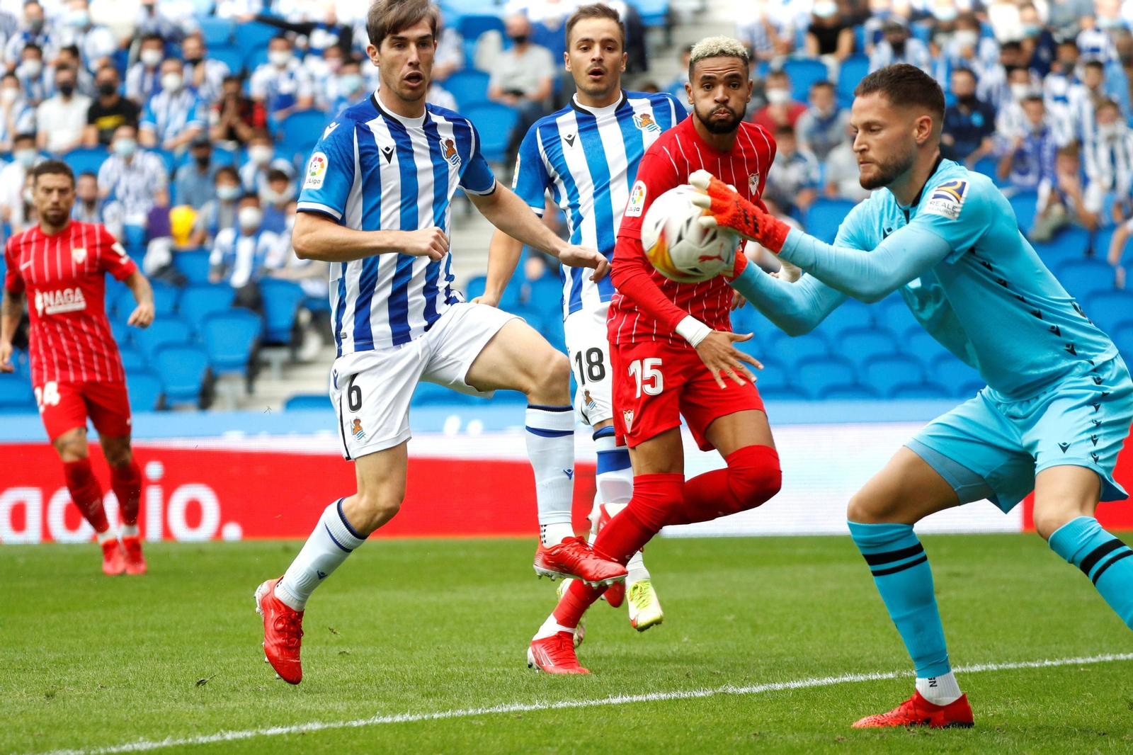 Las imágenes del Real Sociedad-Sevilla