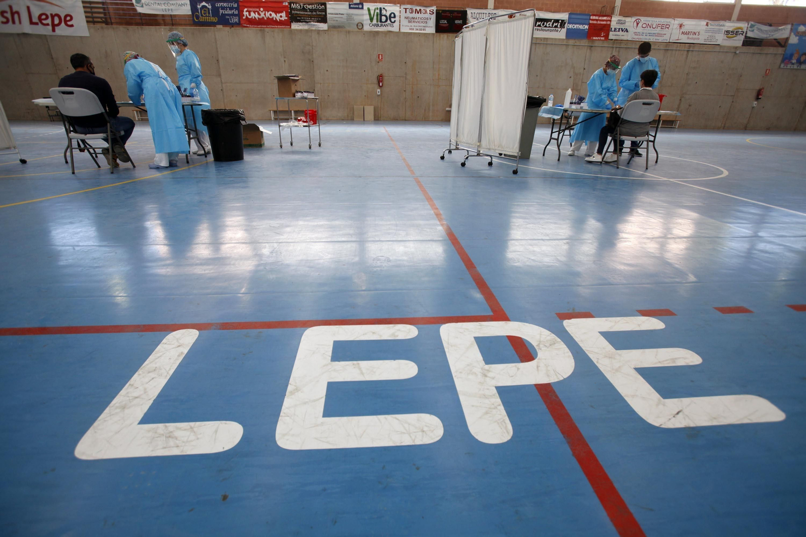 Test poblacionales de antígenos realizados la pasada semana en Lepe por la Junta