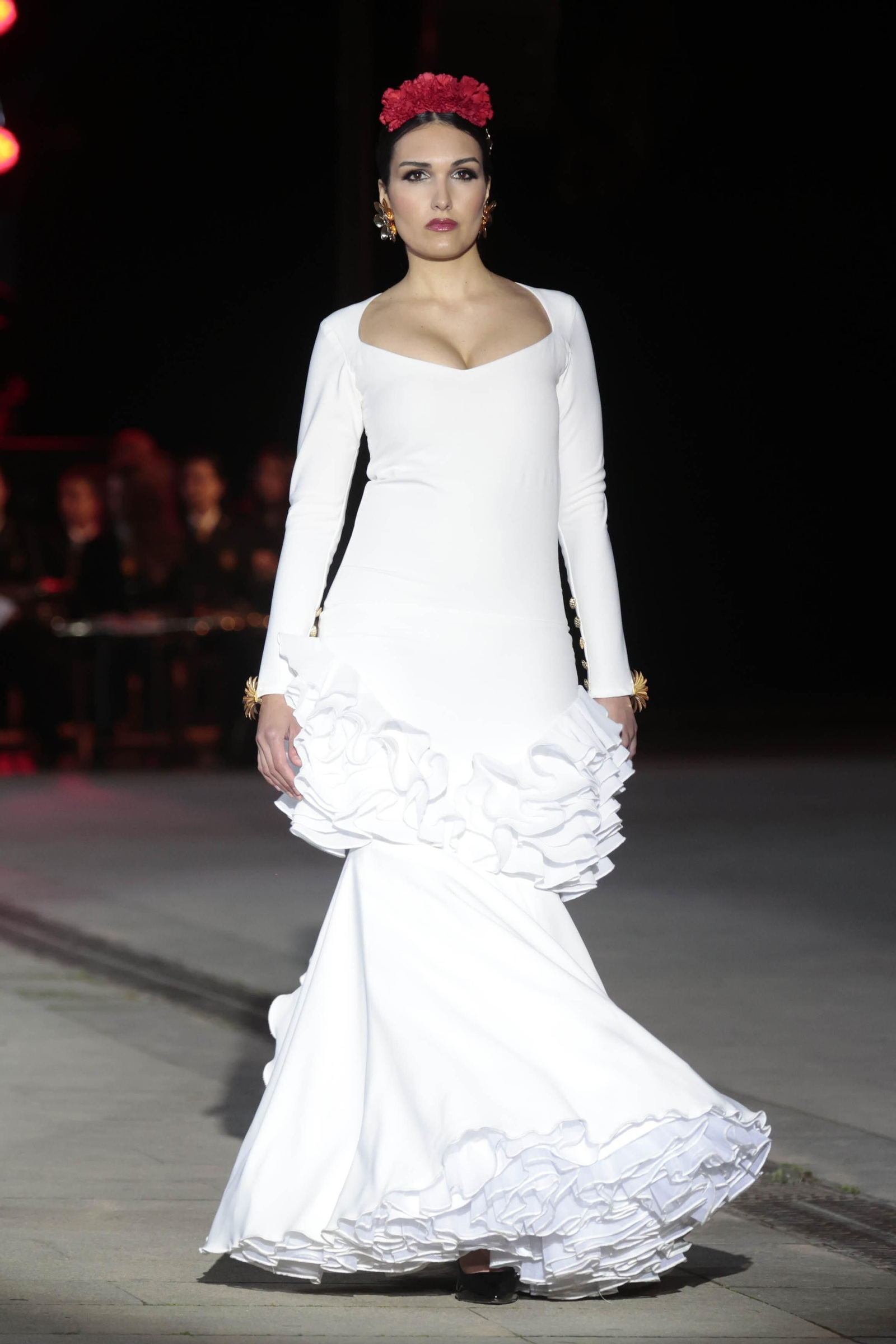 El desfile Andalucía es flamenca en el Palacio de San Telmo, todas las fotos